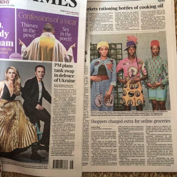 The Alternative Museum of The Sudan is featured in TIMES London